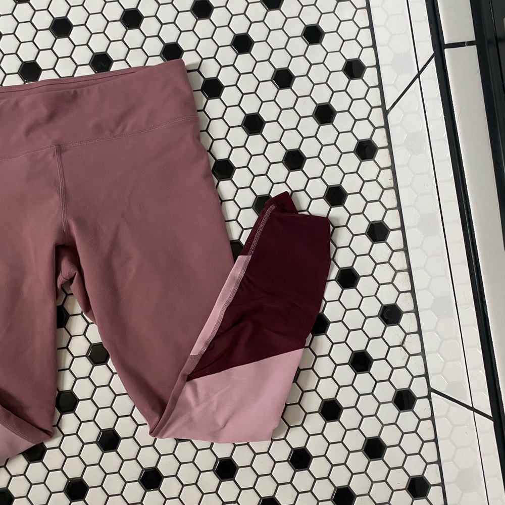 Fabletic Mauve Tri Colored Leggings - image 6